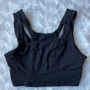 Black Alo Yoga bra with built in support